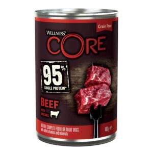 Wellness Core Adult 95% Single Protein Beef & Broccoli Wet Dog Food