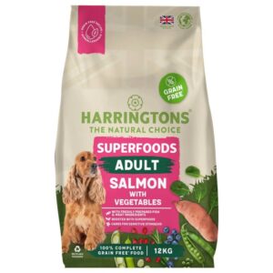 Harringtons Adult Grain Free with Superfoods Dry Dog Food - Salmon