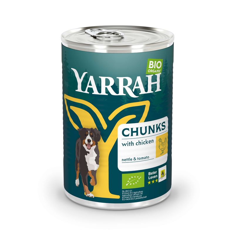 Yarrah Organic Chicken Chunks with Organic Nettle & Organic Tomato in Sauce review