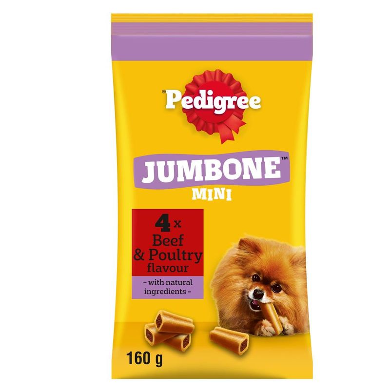 Pedigree ® JUMBONE™ Mini Adult Small Dog Treats Beef & Poultry review