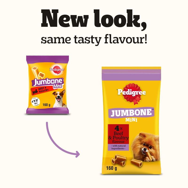 Pedigree ® JUMBONE™ Mini Adult Small Dog Treats Beef & Poultry review