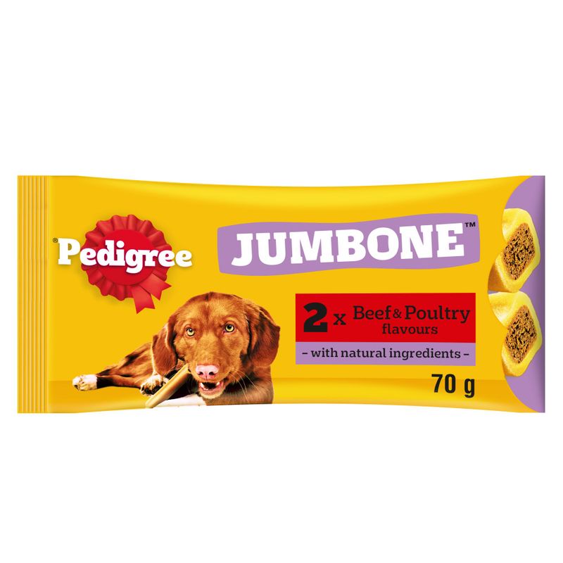 Pedigree ® JUMBONE™ Adult Medium Dog Treats Beef & Poultry review