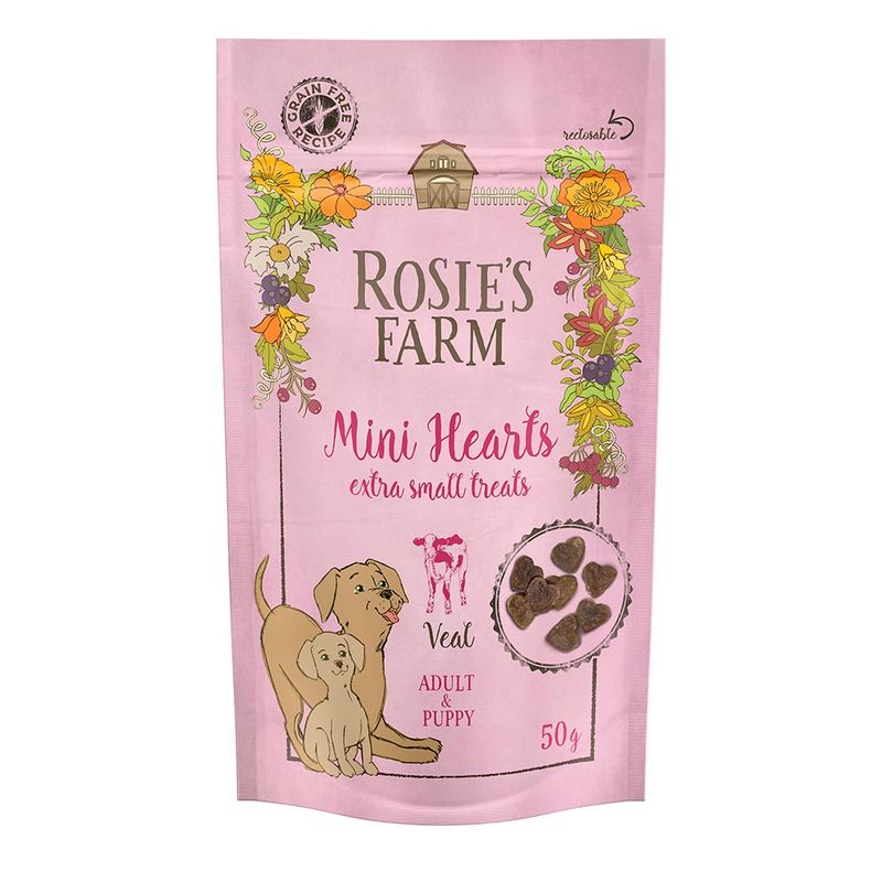 Rosie’s Farm Puppy & Adult Mini Hearts - Veal review