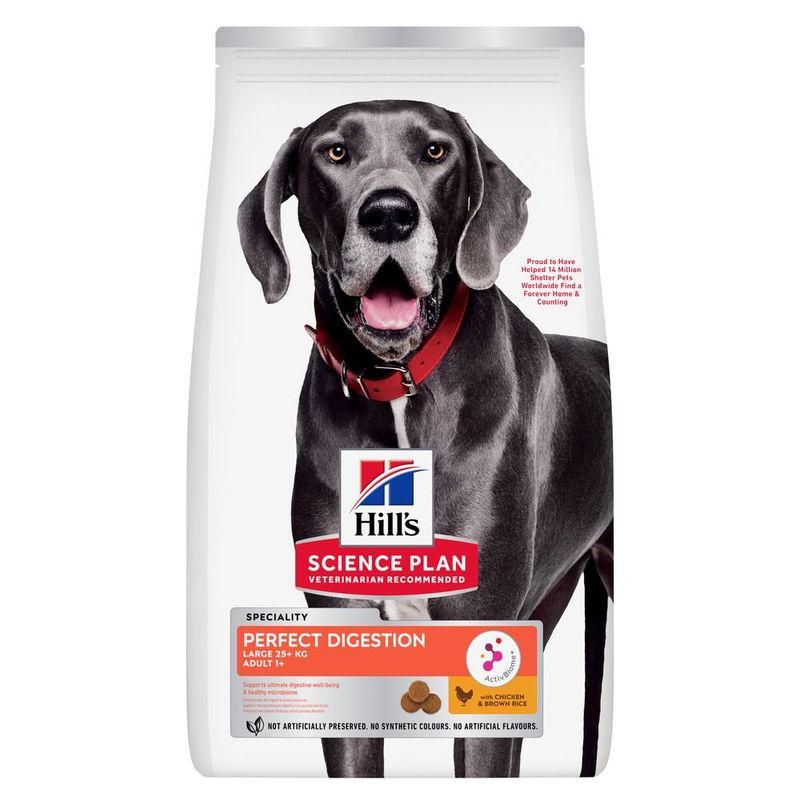 Hill’s Perfect Digestion Adult 1+ Large with Chicken & Brown Rice review