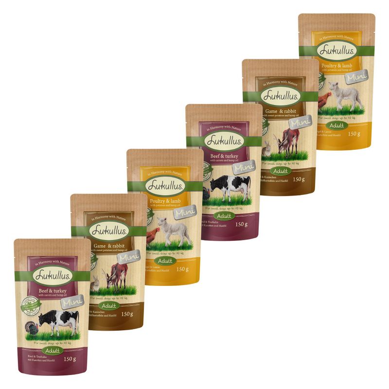 Lukullus Natural Adult Mini Grain-free Pouches review