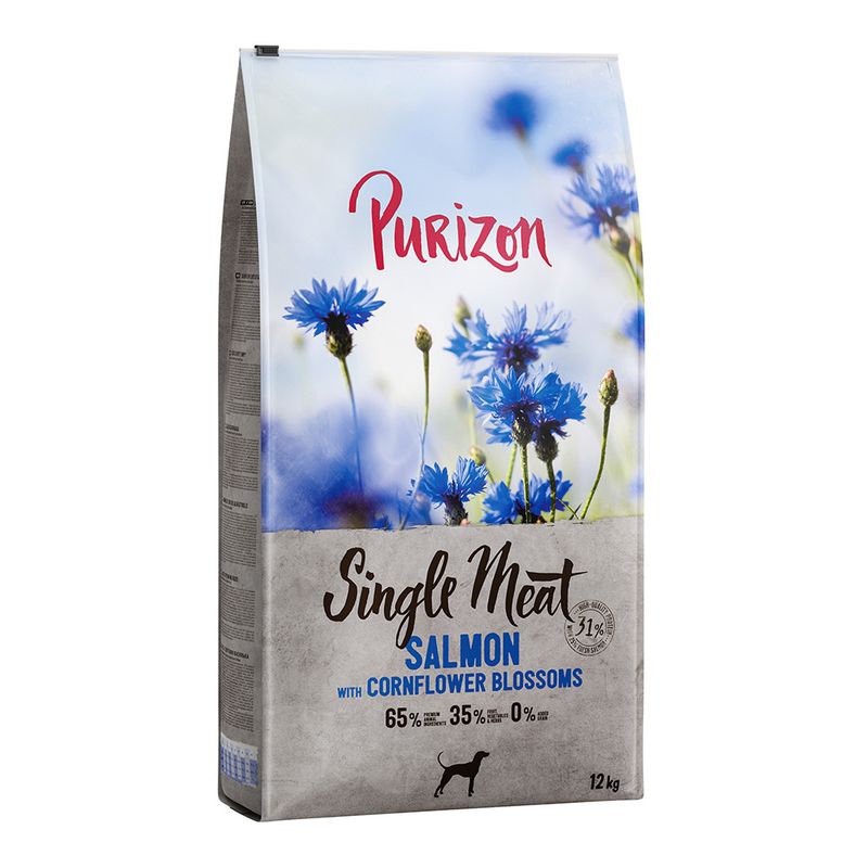 Purizon Single Meat Adult Dog - Grain-Free Salmon with Cornflower Blossoms review