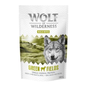 Wolf of Wilderness Wild Bites Dog Snacks "Green Fields" - Lamb