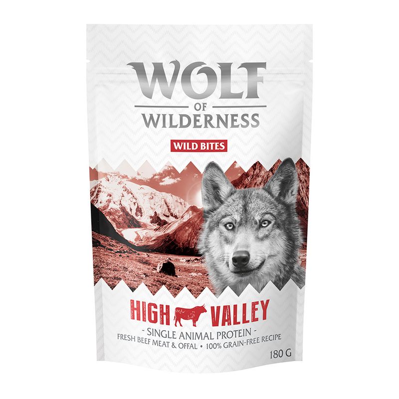 Wolf of Wilderness Wild Bites Dog Snacks “High Valley” - Beef review