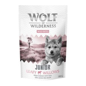 Wolf of Wilderness Little Wolf of Wilderness Wild Bites Junior "Leafy Willows" Veal & Chicken