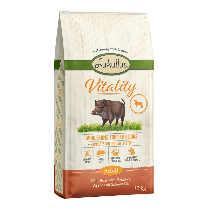 Lukullus Vitality Adult Grain-Free Immune System Support Wild Boar review