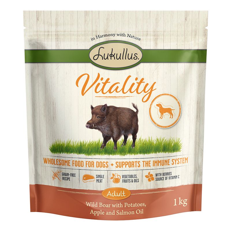 Lukullus Vitality Adult Grain-Free Immune System Support Wild Boar review
