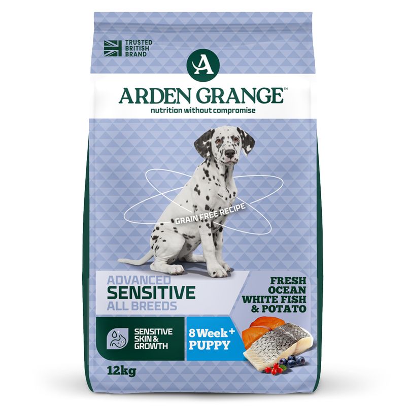 Arden Grange Sensitive Puppy with Fresh Ocean White Fish & Potato review