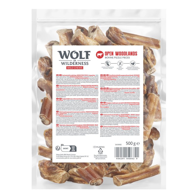 Wolf of Wilderness Wild Chews “Open Woodlands” Bovine Pizzle Pieces review
