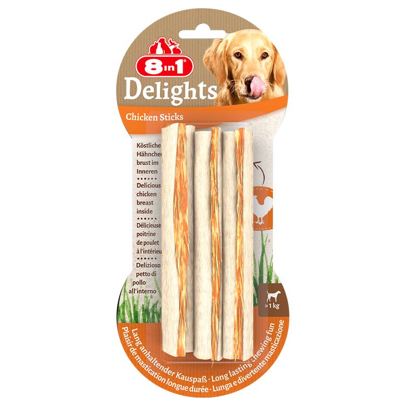 8in1 Delights Chews Sticks review