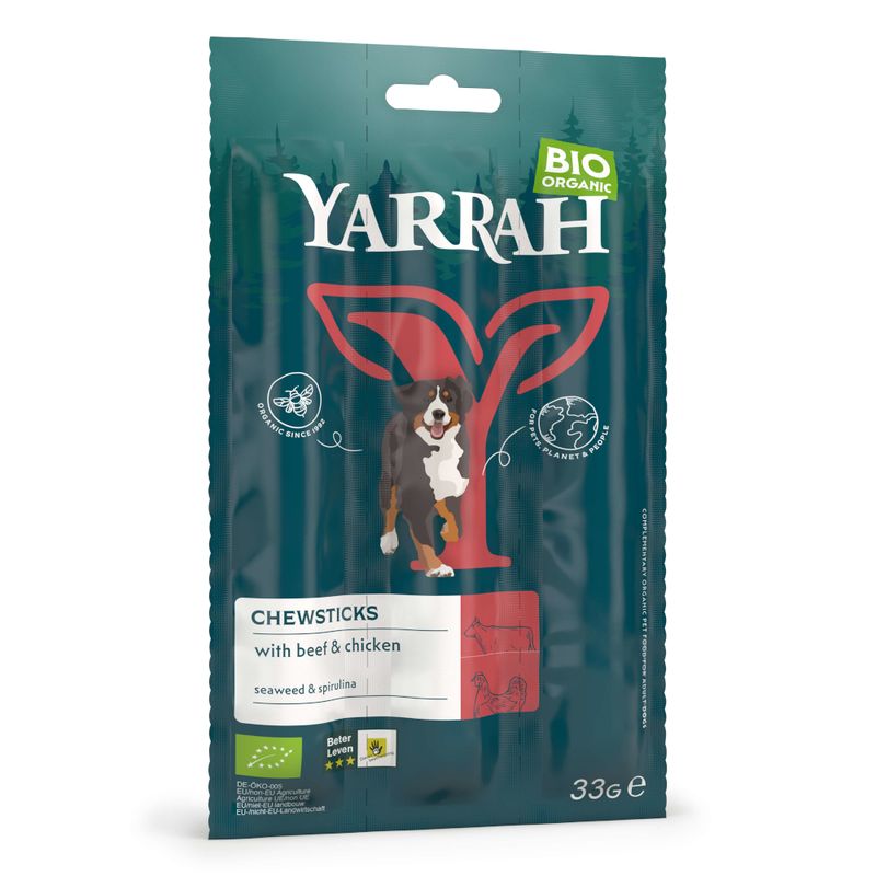 Yarrah Organic Dog Chew Sticks review