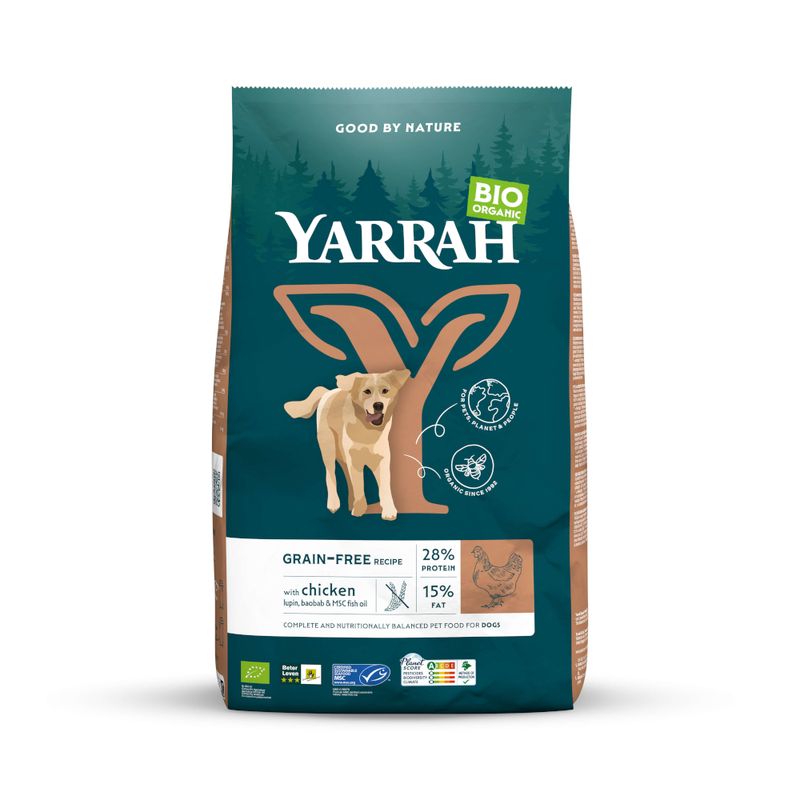 Yarrah Organic Grain-Free with Organic Chicken review