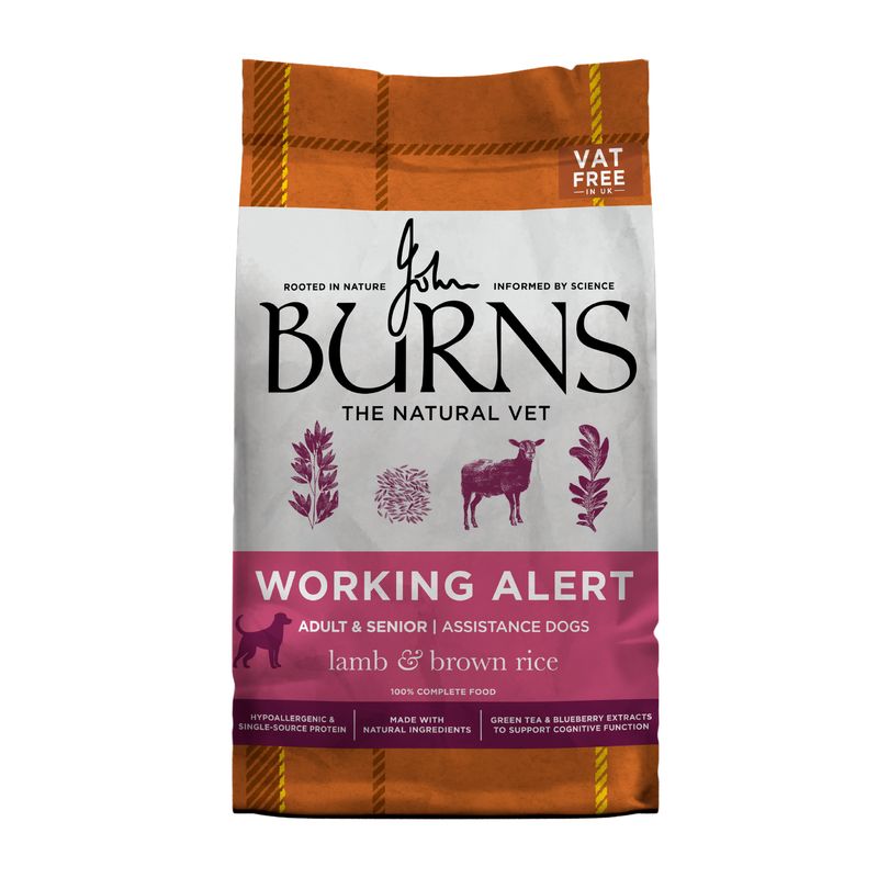 Burns Working Alert Assistance - Lamb & Brown Rice review