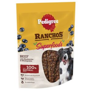 Pedigree Adult Ranchos Superfoods with Beef, Blueberries & Wholegrain