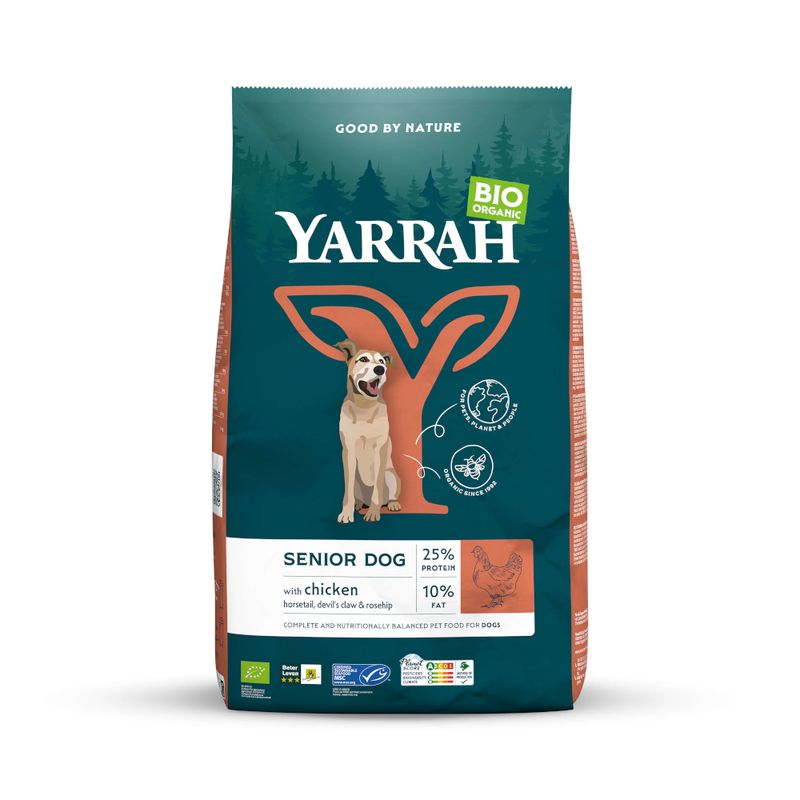 Yarrah Organic Senior with Organic Chicken review