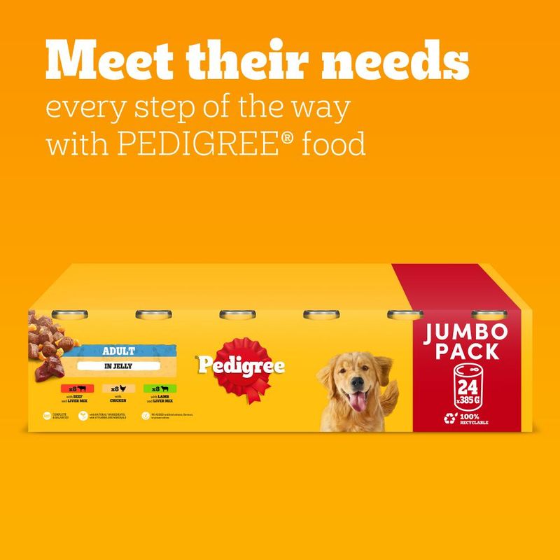 Pedigree Adult Multipack in Jelly Wet Dog Food review