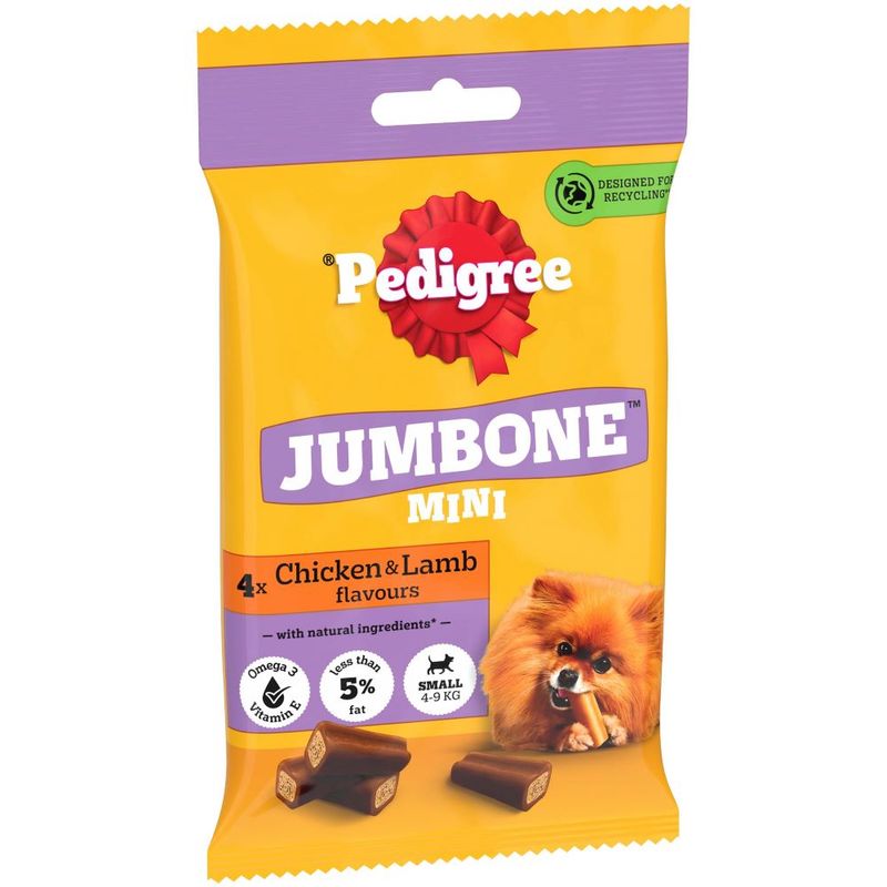 Pedigree ® JUMBONE™ Mini Adult Small Dog Treats Chicken & Lamb review