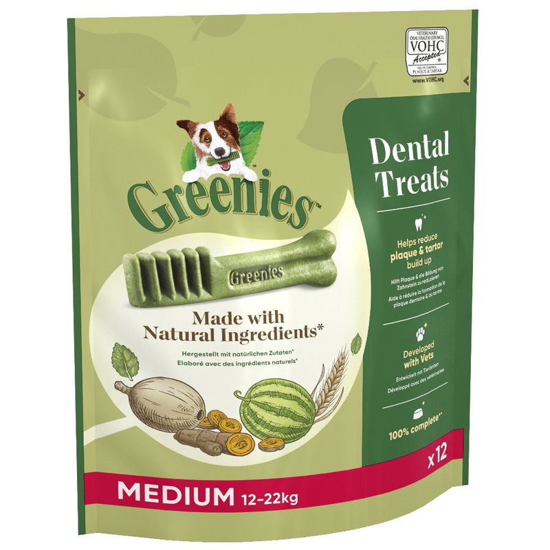 Greenies Daily Oral Care Dental Treats for Medium-Sized Adult Dogs review