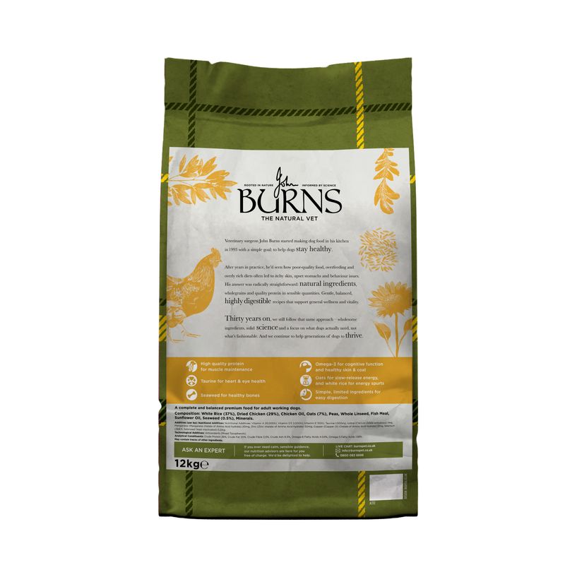 Burns Working Active - Chicken & Rice review