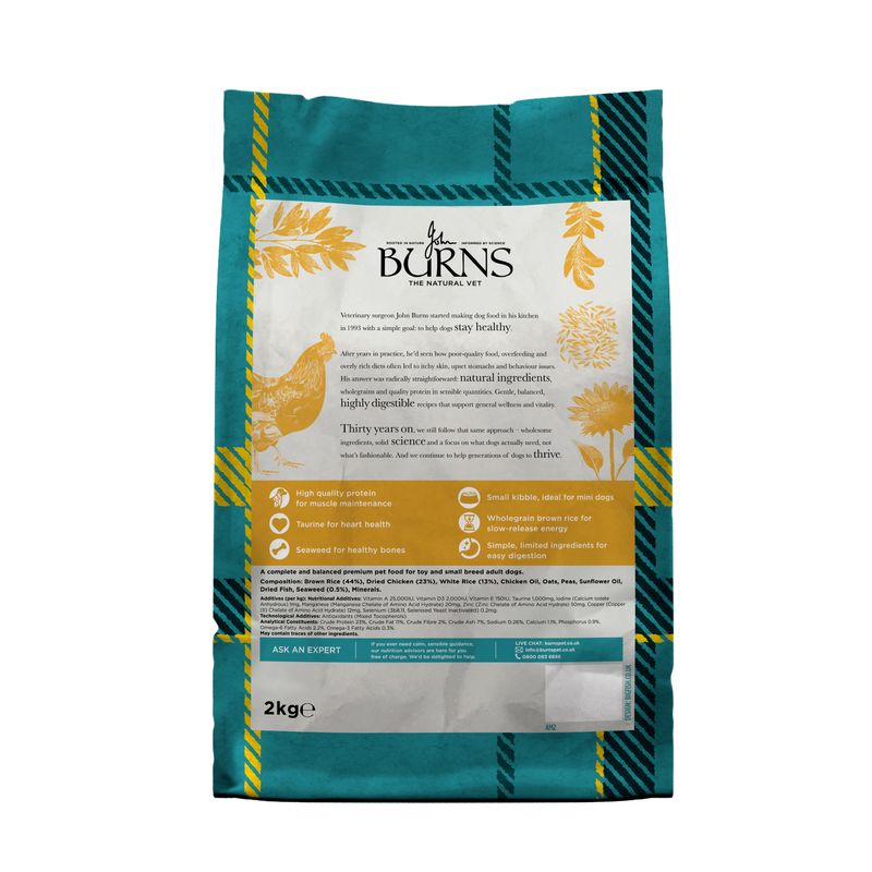 Burns Adult & Senior Toy & Small Breed Original - Chicken & Rice review