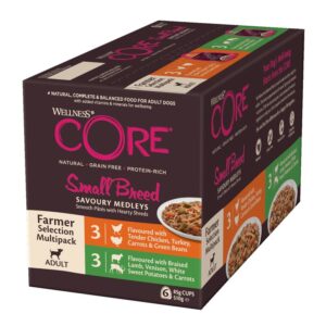 Wellness Core Small Adult Savoury Medleys Farmer Selection Wet Dog Food