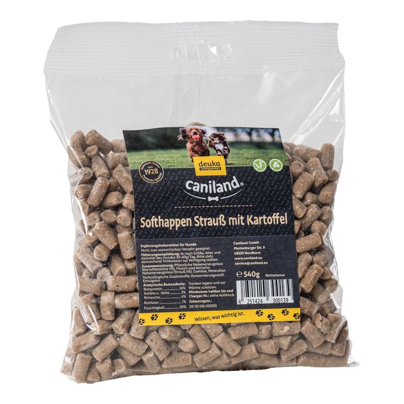 Caniland Soft Ostrich Chunks - Grain-Free review
