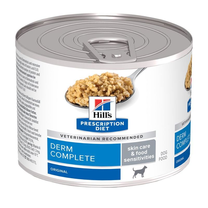 Hill’s Hill’s Prescription Diet Canine Derm Complete Wet Dog Food review