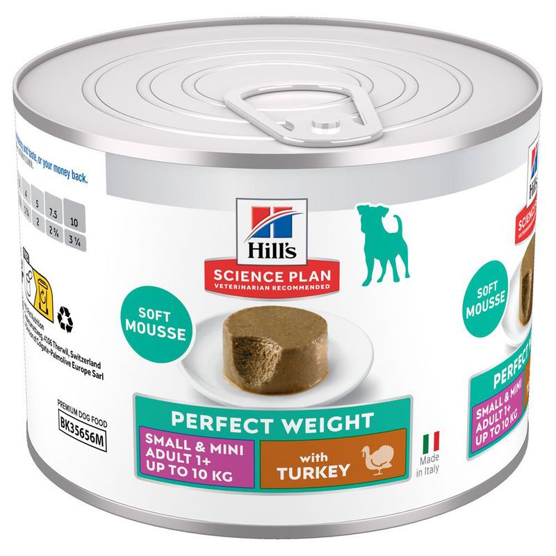 Hill’s Adult 1+ Perfect Weight Small & Mini Mousse review