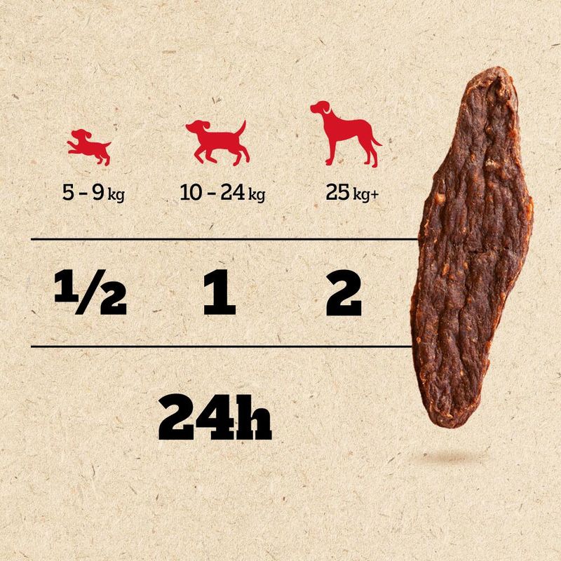 Pedigree Adult Ranchos Jerkies Dog Chew Treat Beef Flavour review