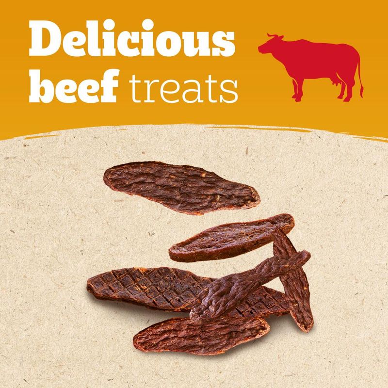 Pedigree Adult Ranchos Jerkies Dog Chew Treat Beef Flavour review