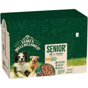 James Wellbeloved Senior Hypoallergenic Pouches - Turkey & Rice in Gravy
