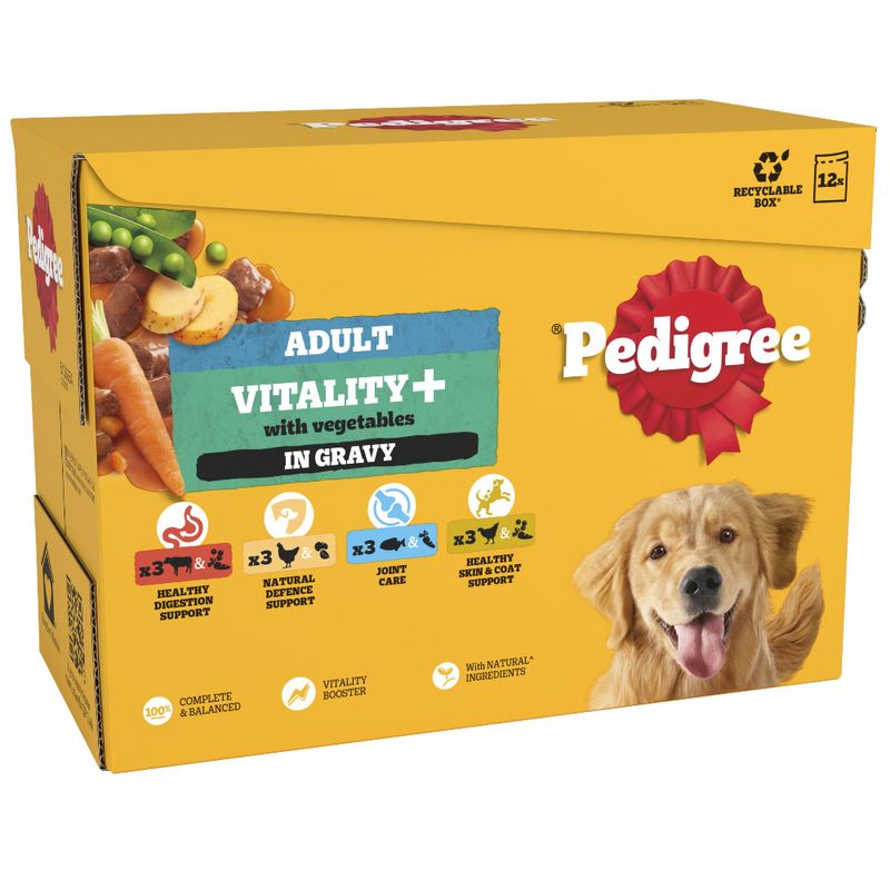 Pedigree Vitality+ Pouches in Gravy Multipack review