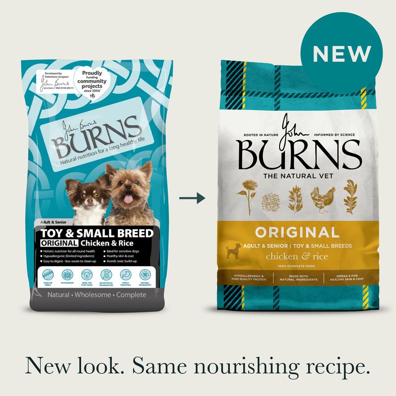 Burns Adult & Senior Toy & Small Breed Original - Chicken & Rice review
