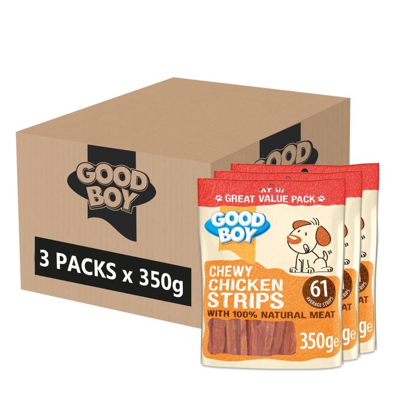 Good Boy Chewy Chicken Strips review