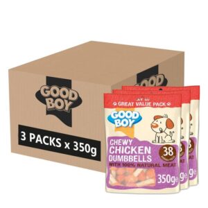 Good Boy Chewy Chicken Dumbbells