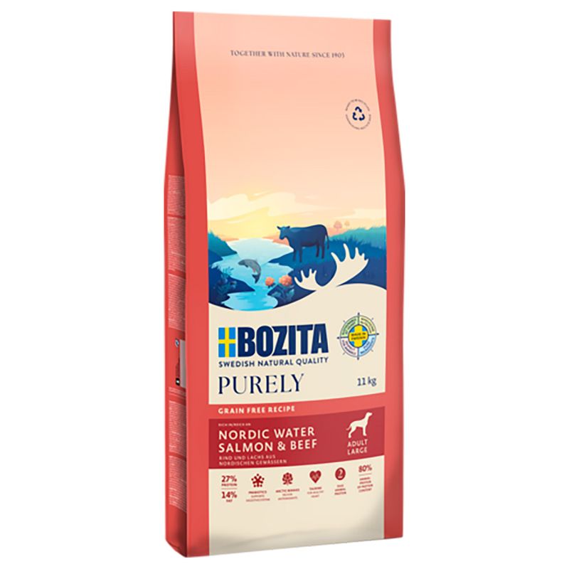 Purely Bozita Grain Free Salmon & Beef for Large Dogs review