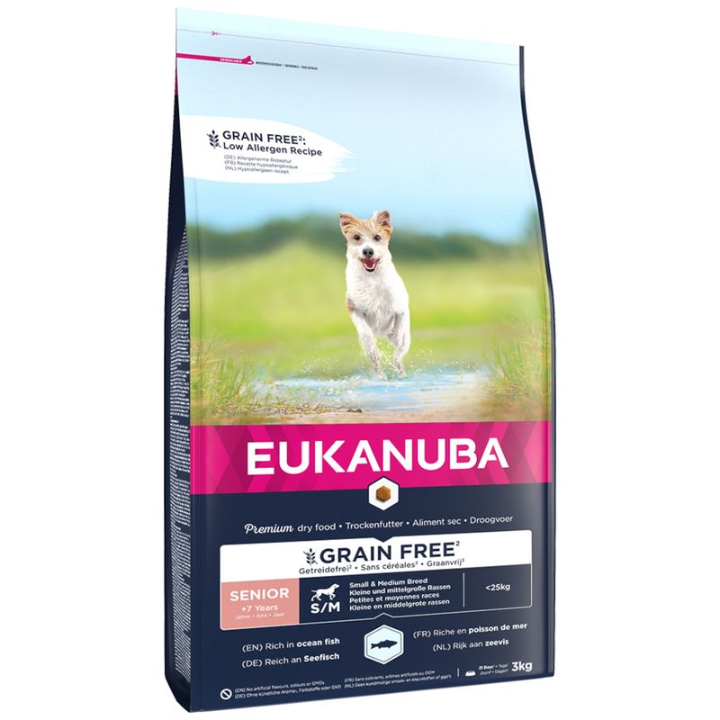 Eukanuba Grain Free Senior Small & Medium - Ocean Fish review