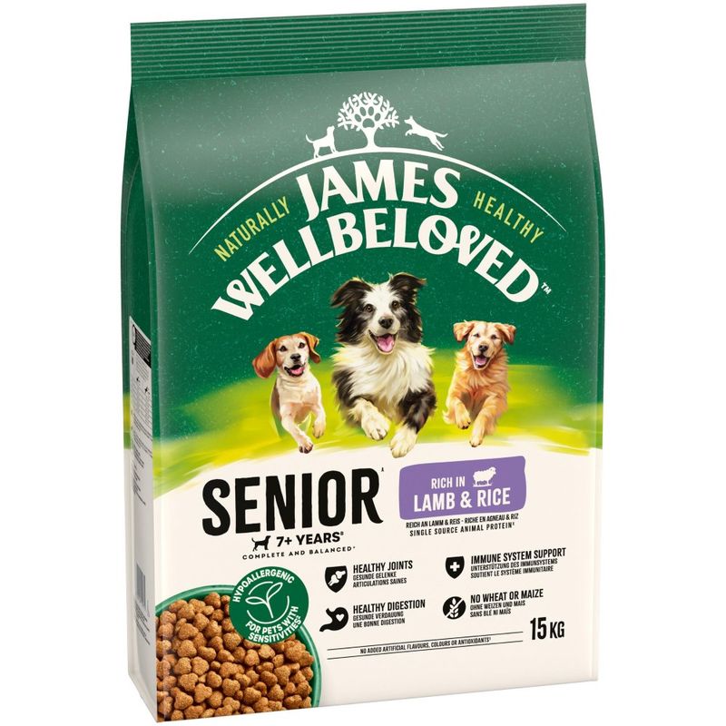 James Wellbeloved Senior Dog Hypoallergenic Lamb & Rice review