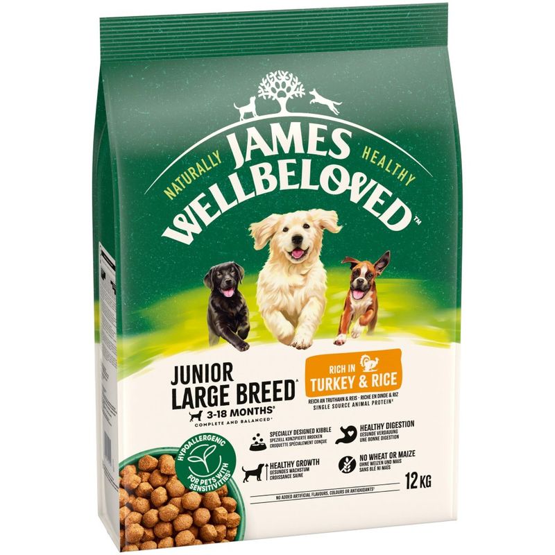 James Wellbeloved Junior Large Breed - Turkey & Rice review