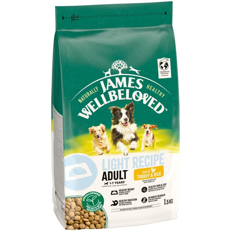 James Wellbeloved Adult Dog Light Hypoallergenic Turkey & Rice review