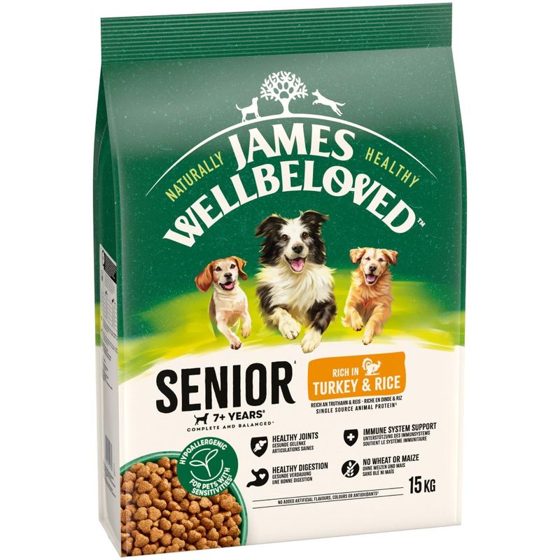 James Wellbeloved Senior Dog Hypoallergenic Turkey & Rice review