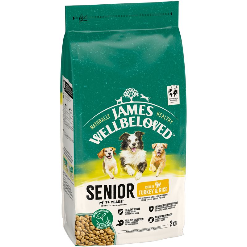 James Wellbeloved Senior Dog Hypoallergenic Turkey & Rice review