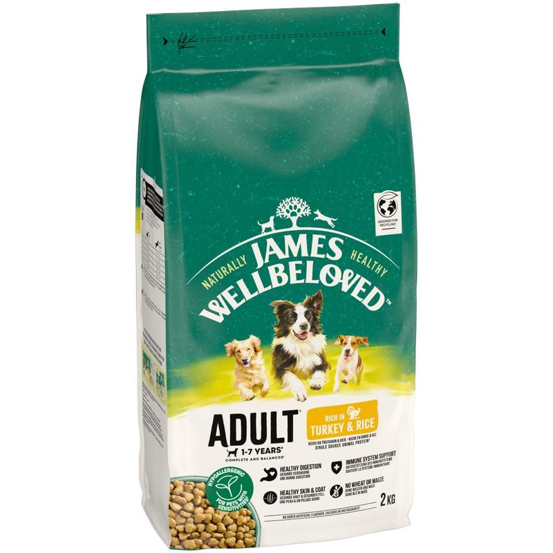James Wellbeloved Adult Dog Hypoallergenic Turkey & Rice review