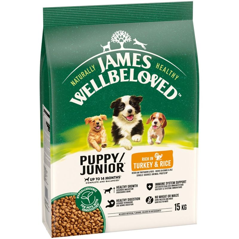 James Wellbeloved Puppy & Junior Dog Hypoallergenic Turkey & Rice review