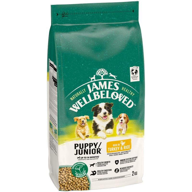 James Wellbeloved Puppy & Junior Dog Hypoallergenic Turkey & Rice review