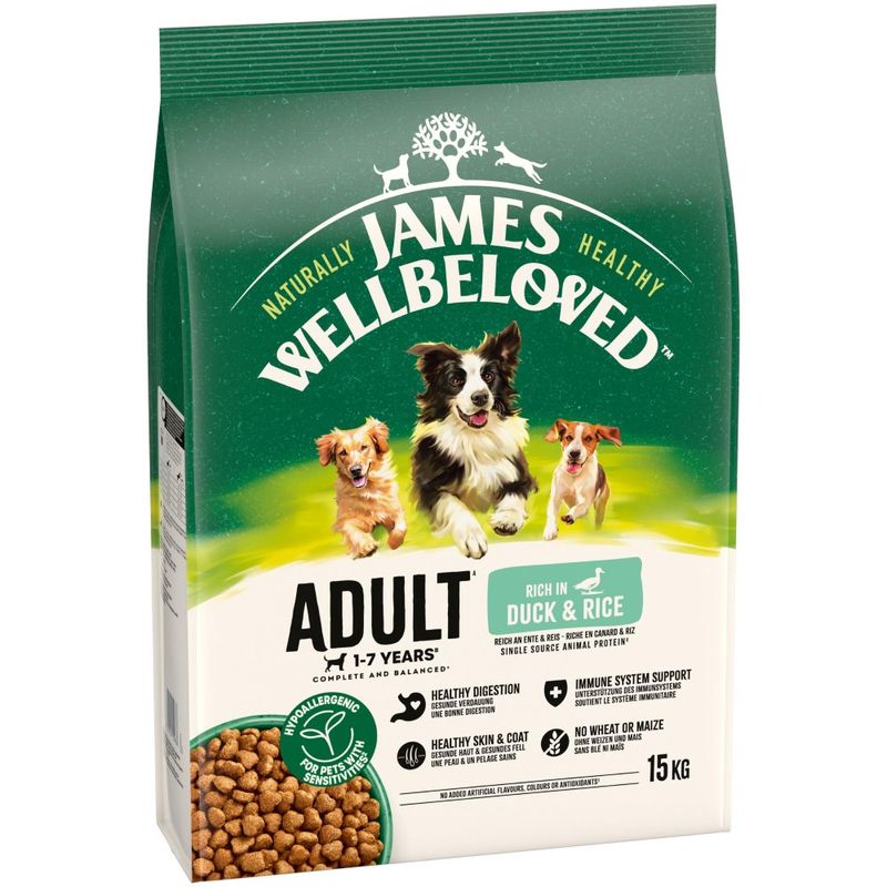 James Wellbeloved Adult Dog Hypoallergenic Duck & Rice review
